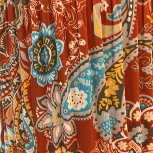 Melissa Paige Pleated Boho Tunic (L)